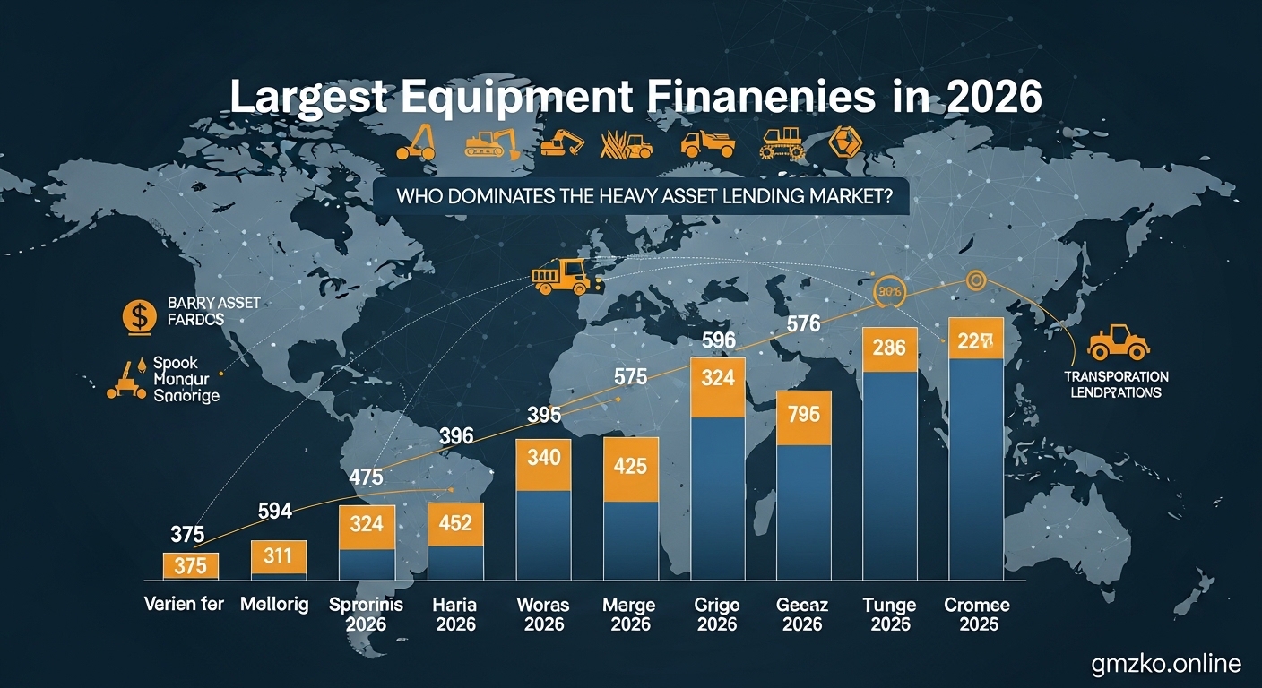 Top equipment financing companies 2026 construction machinery leasing and business funding